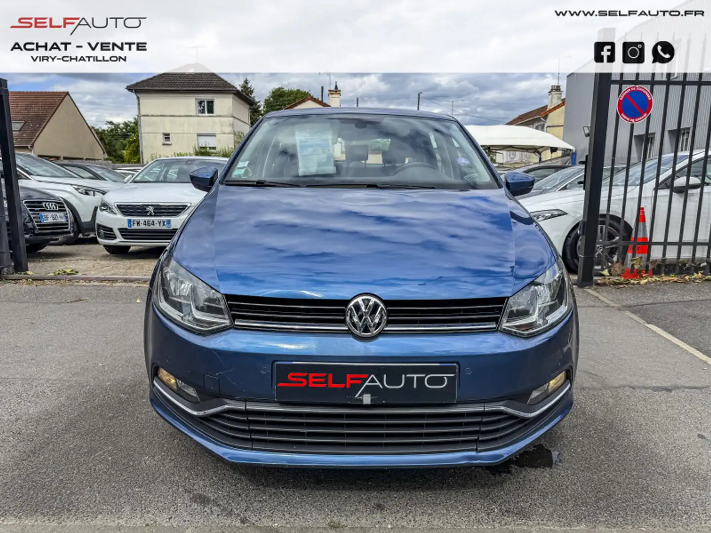 Volkswagen Polo 1.2 TSI 90CH BLUEMOTION TECHNOLOGY ALLSTAR 5P Bleu - 2
