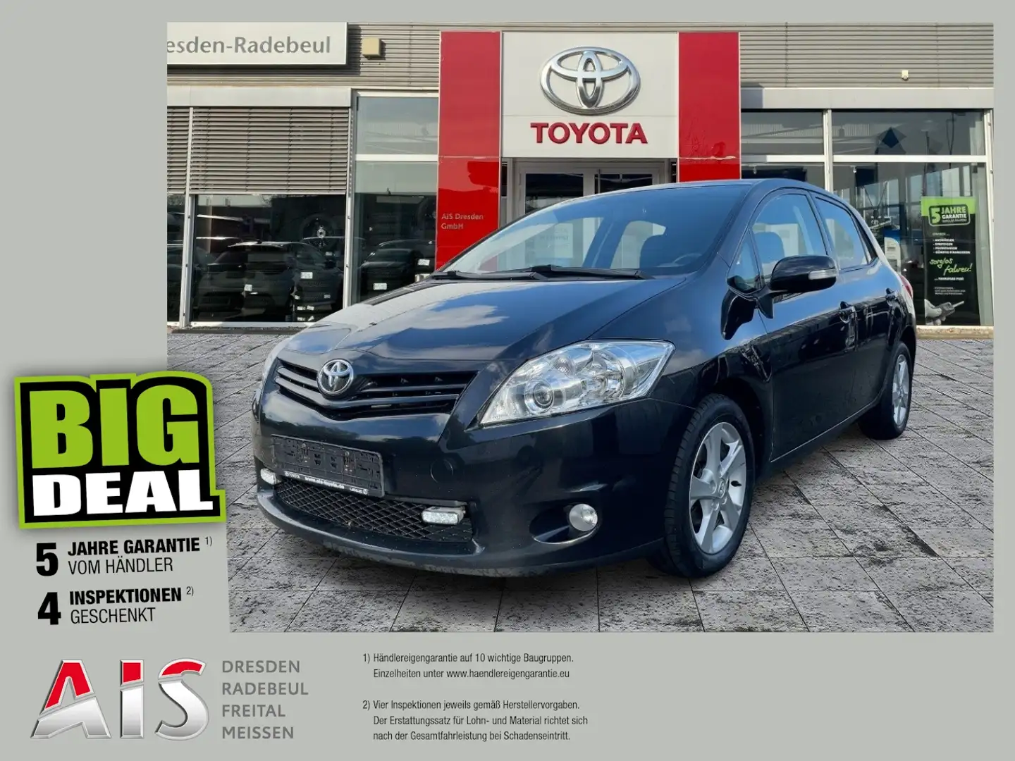 Toyota Auris 1.6 Edition DAB*2xKlima*Tempomat*PDC Zwart - 1
