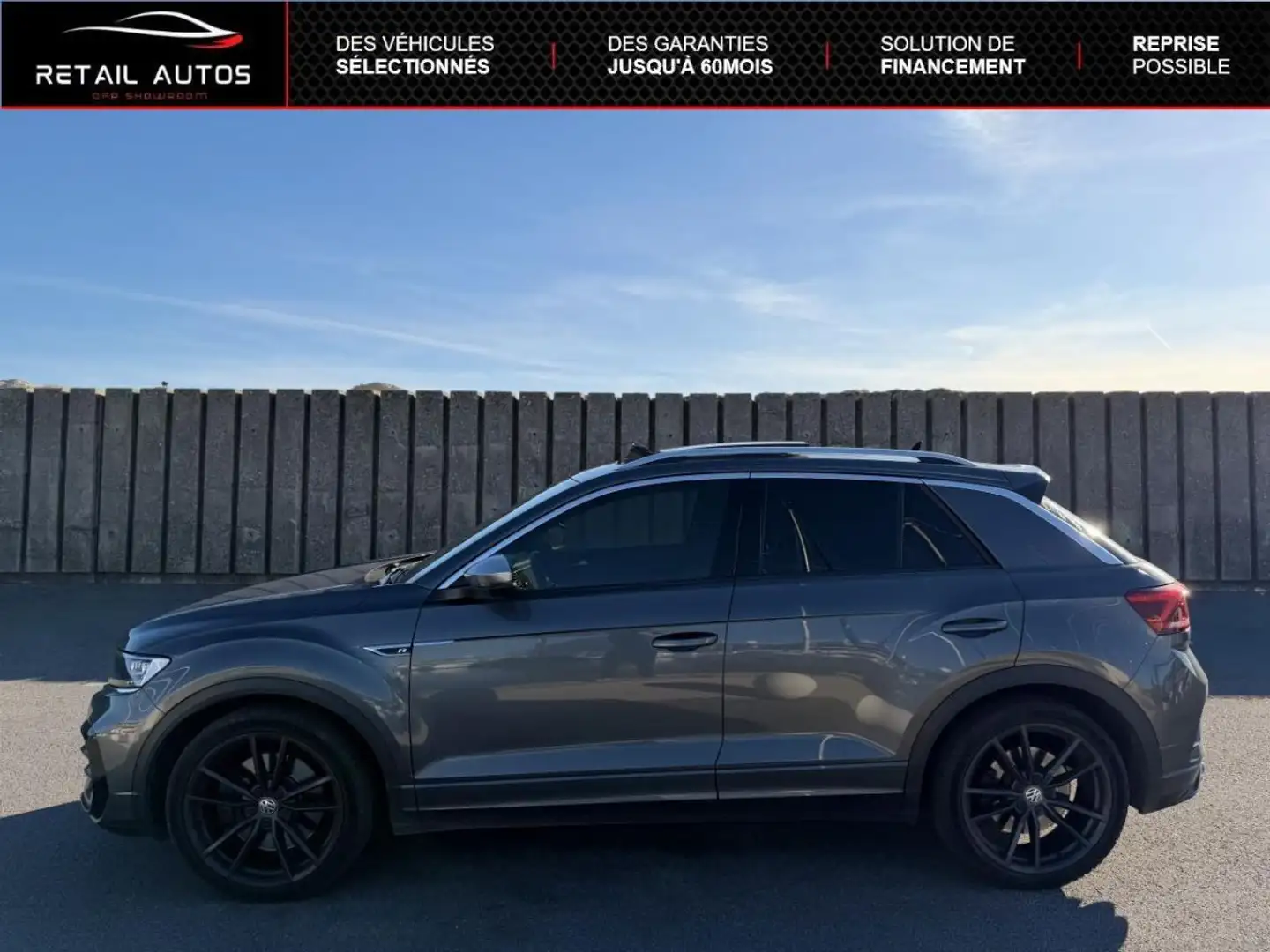 Volkswagen T-Roc 2.0 TSI 300ch R 4Motion DSG7 Euro6d-T Grau - 2