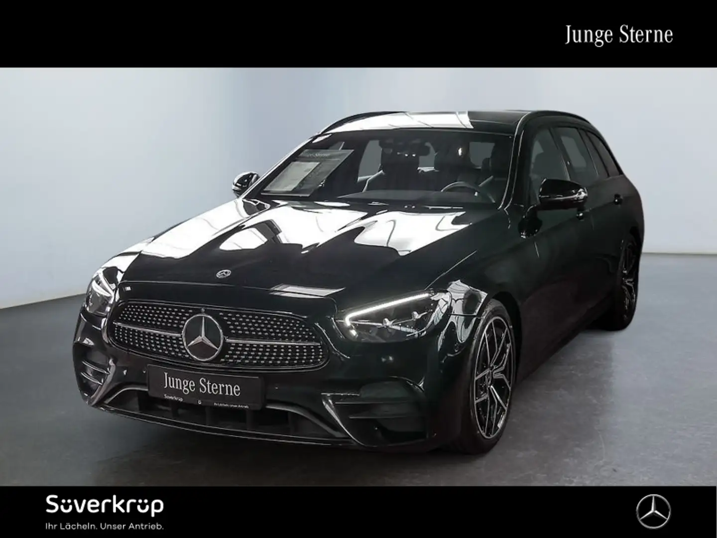 Mercedes-Benz E 220 T d | AMG/NIGHT/DISTRO/PANO/SPUR/AHK/BURMESTER Schwarz - 2