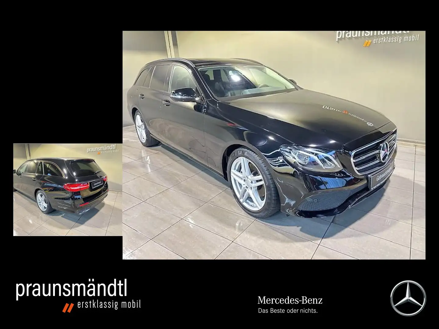 Mercedes-Benz E 220 d 4M T Avantgarde Pano/AHK/Ambie/Totw/MBUX Schwarz - 1