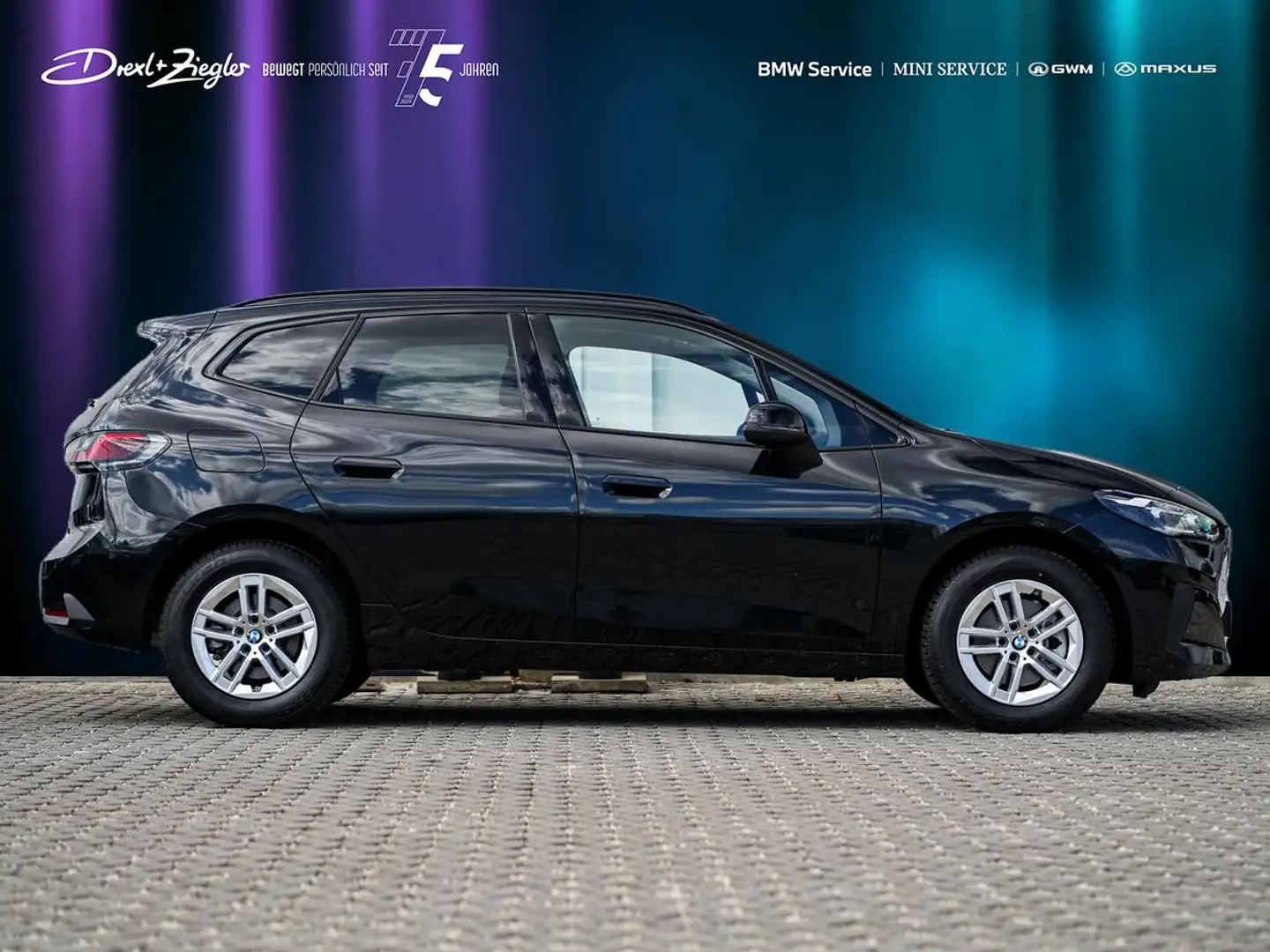 BMW 220 220i Active Tourer AdLED AHK PanoDach KoZg LRH Noir - 2