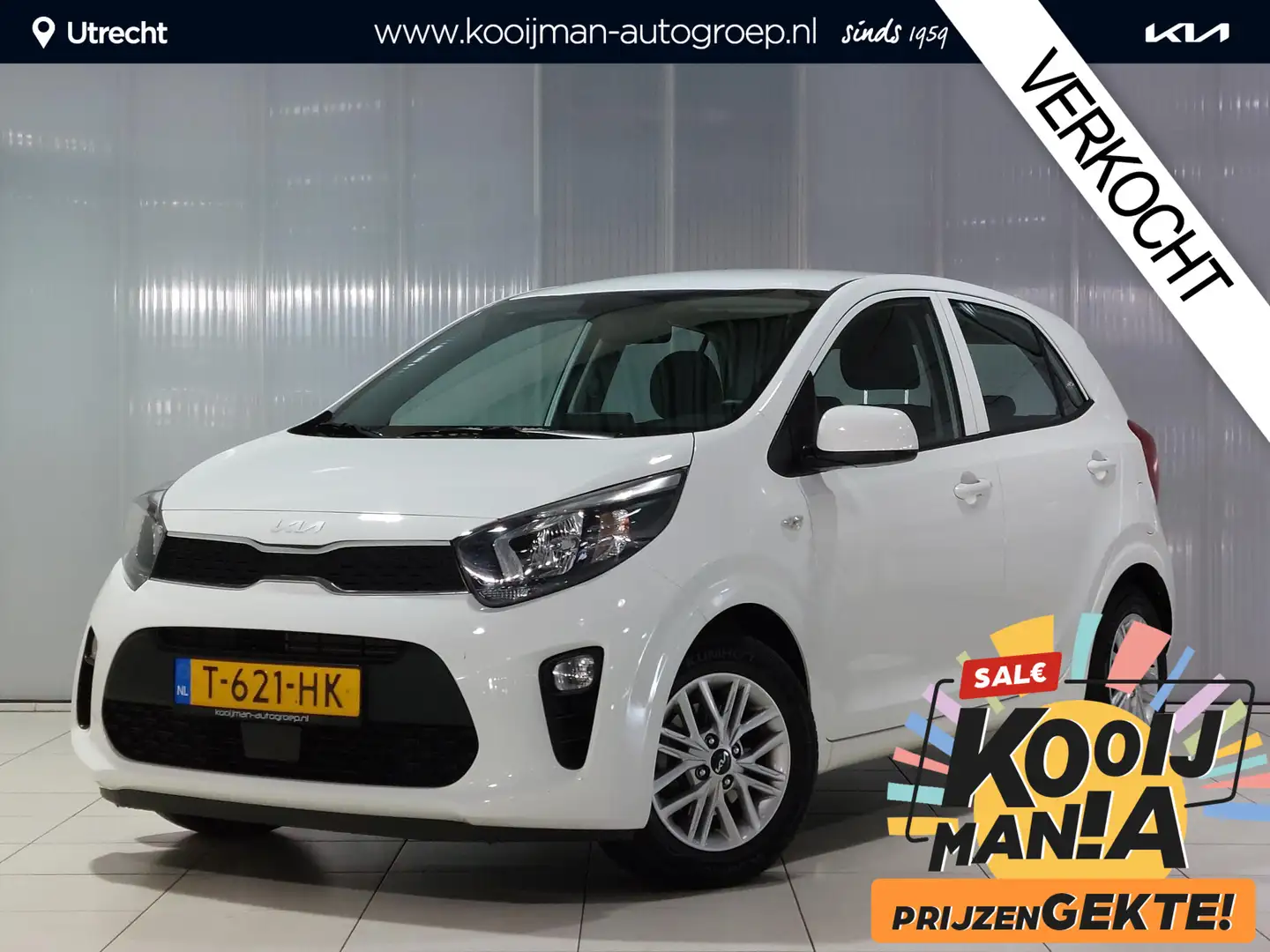 Kia Picanto 1.0 DPi DynamicLine ,achteruitrijcamera, cruise co Blanc - 1