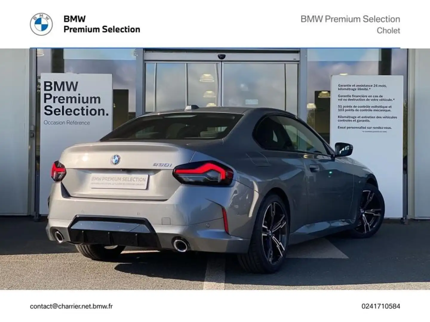 BMW 230 230iA 245ch Gris - 2