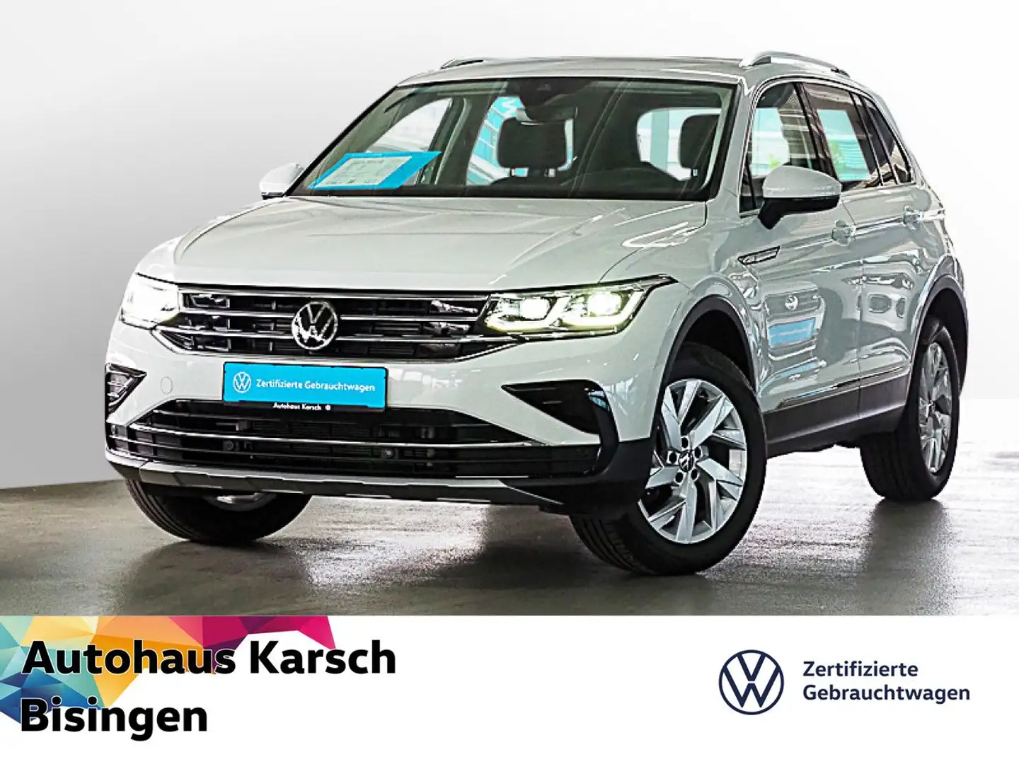 Volkswagen Tiguan 2.0 TSI DSG Elegance 4Mot. IQ.LIGHT, NAVI Weiß - 1
