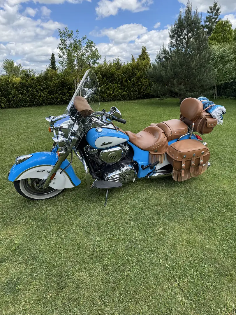 Indian Chief Vintage Sky Blue/Pearl White Kék - 1