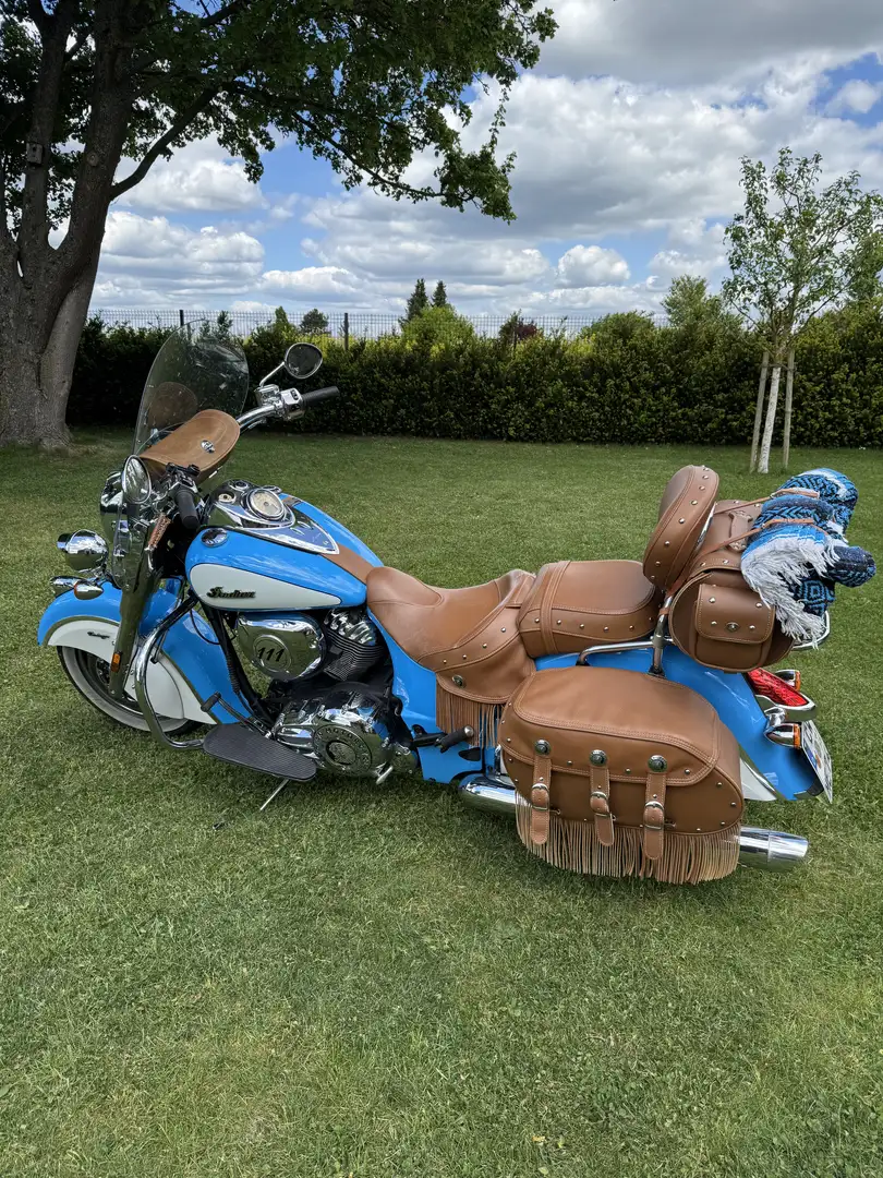 Indian Chief Vintage Sky Blue/Pearl White Kék - 2
