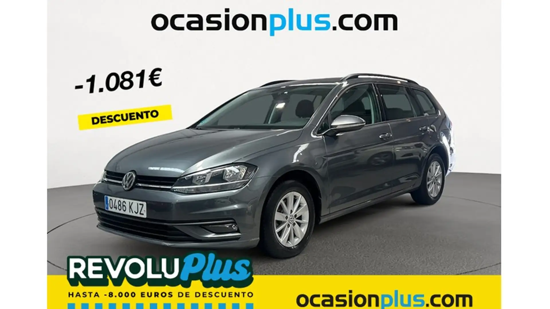 Volkswagen Golf Variant 1.6TDI Business and Navi Ed. Grijs - 1