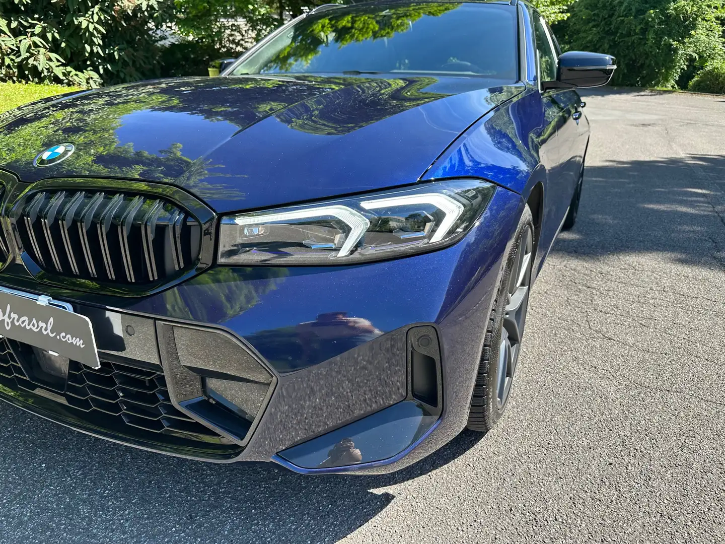 BMW 320 d Touring mhev 48 V xdrive Msport PRO auto Blau - 2