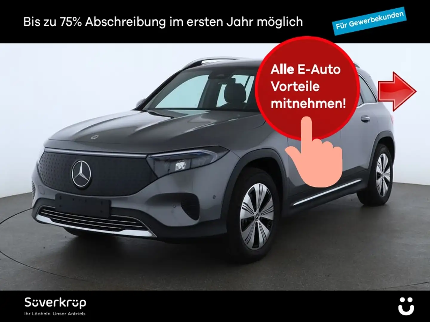 Mercedes-Benz EQB 350 4M , PROGRESSIVE KAMERA SPUR STANDH PDC Grau - 1