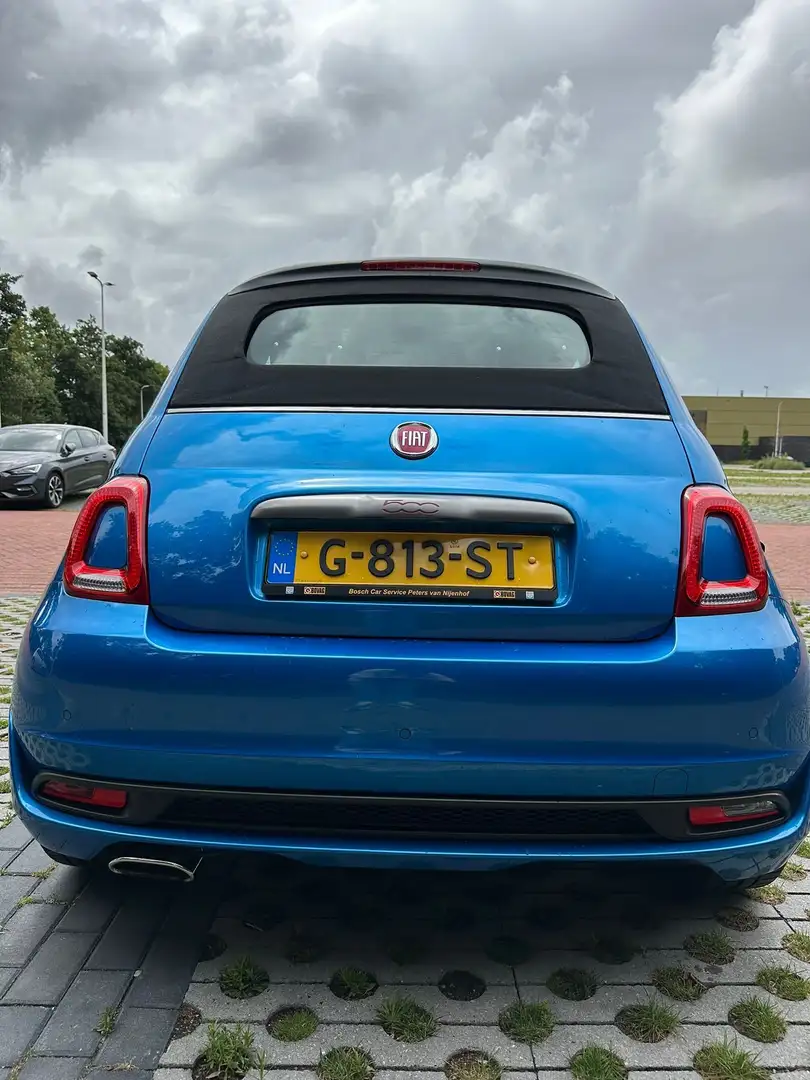 Fiat 500C 500C 1.2 Rockstar Blauw - 1