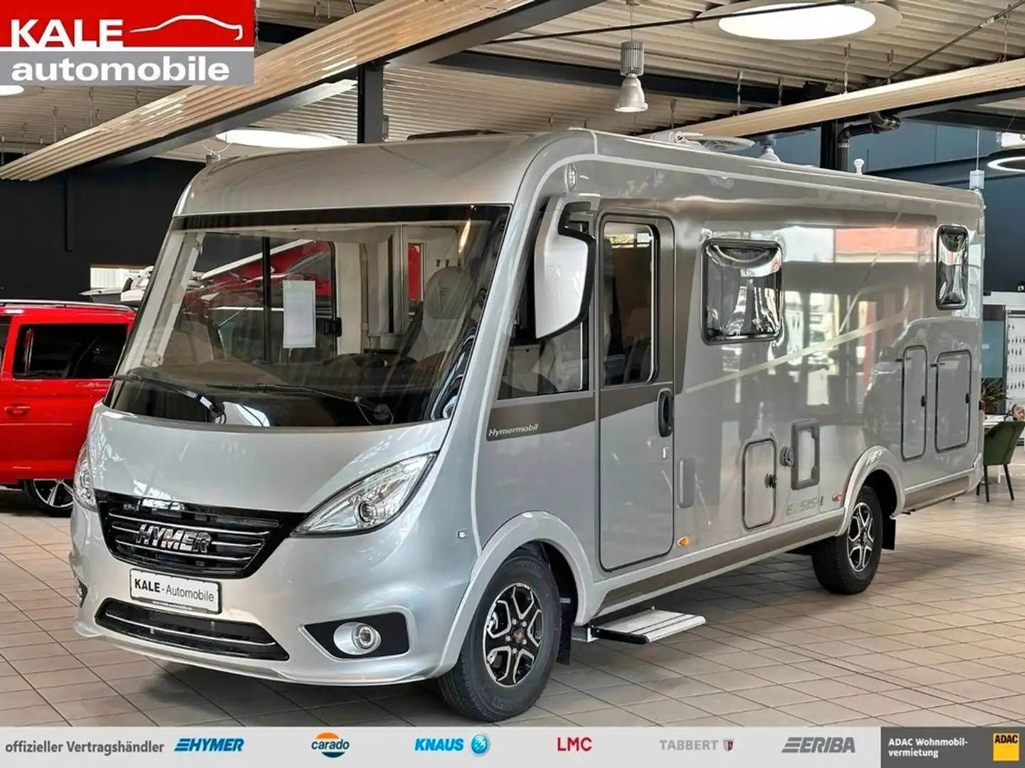 Hymer/Eriba Exsis I 580 Pure *Aut*LED*Lithium*3.5T*TV*SOFORT Zilver - 1