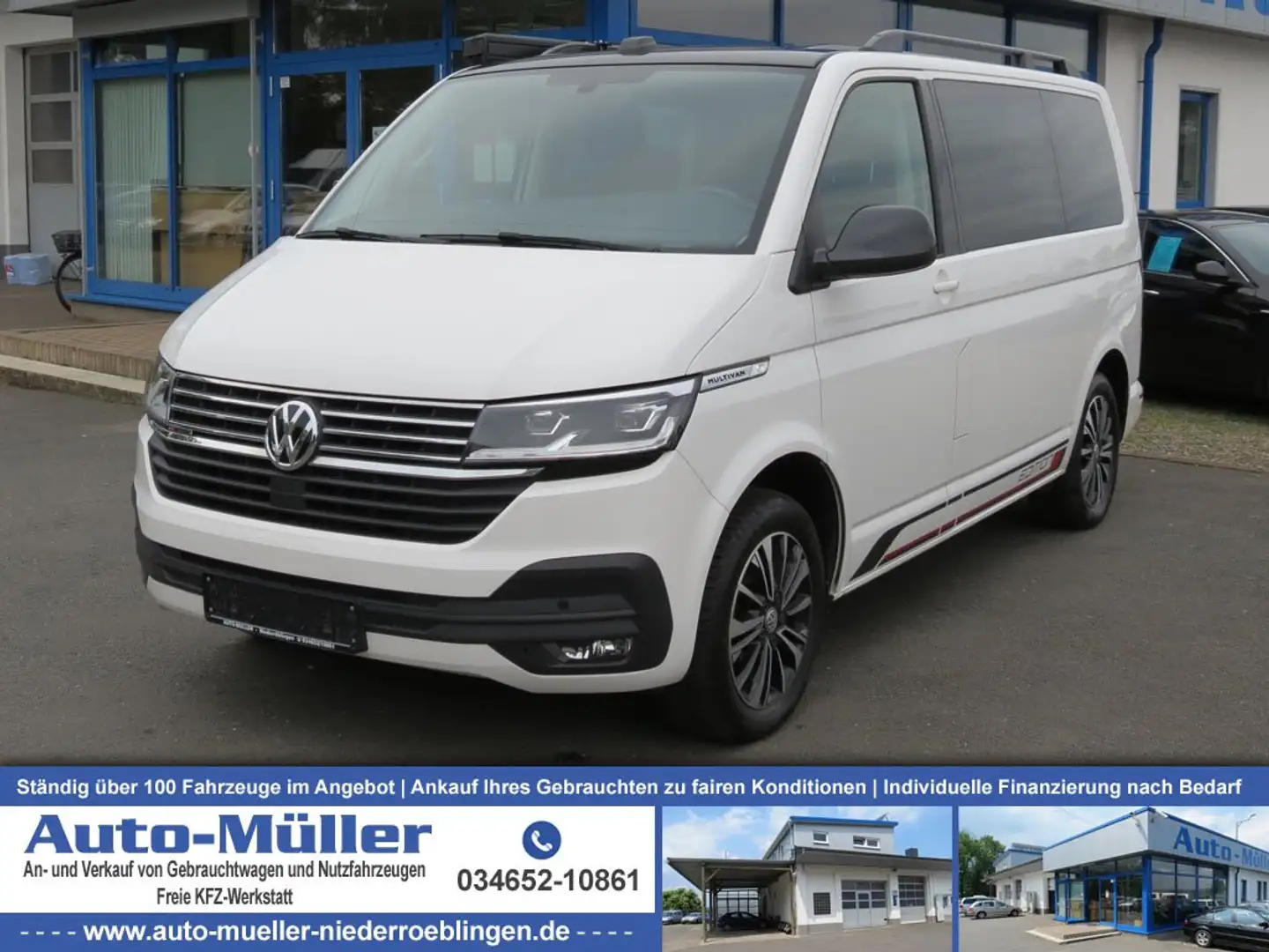 Volkswagen T6.1 Multivan Edition Standheizung Dig.-Cockpit Markise Weiß - 1