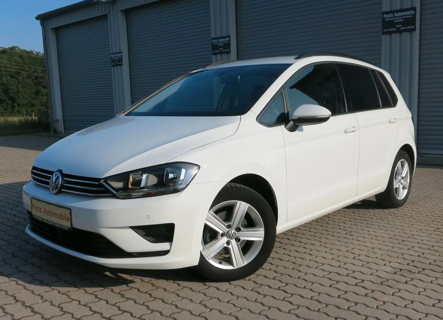 Volkswagen Golf Sportsvan Comfortline, Klima,Sitzh,Navi,AHK Weiß - 1