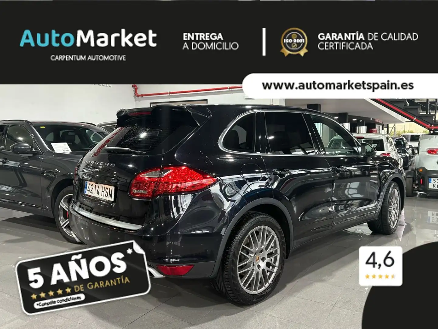 Porsche Cayenne Diesel 245 Aut. Negro - 2