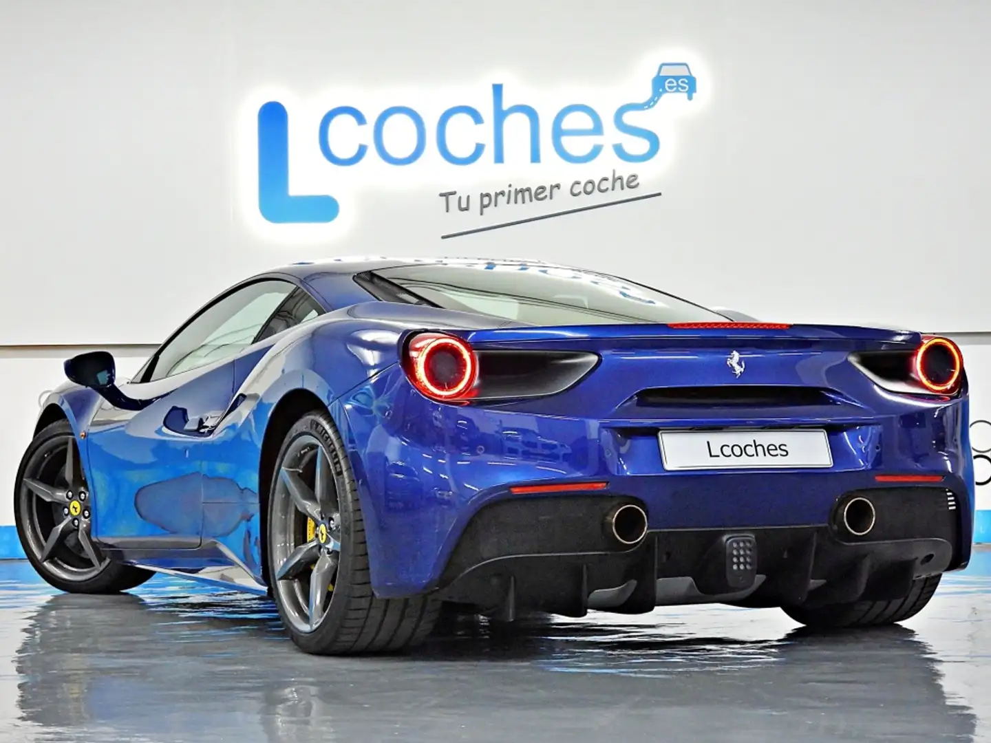 Ferrari 488 GTB Bleu - 2