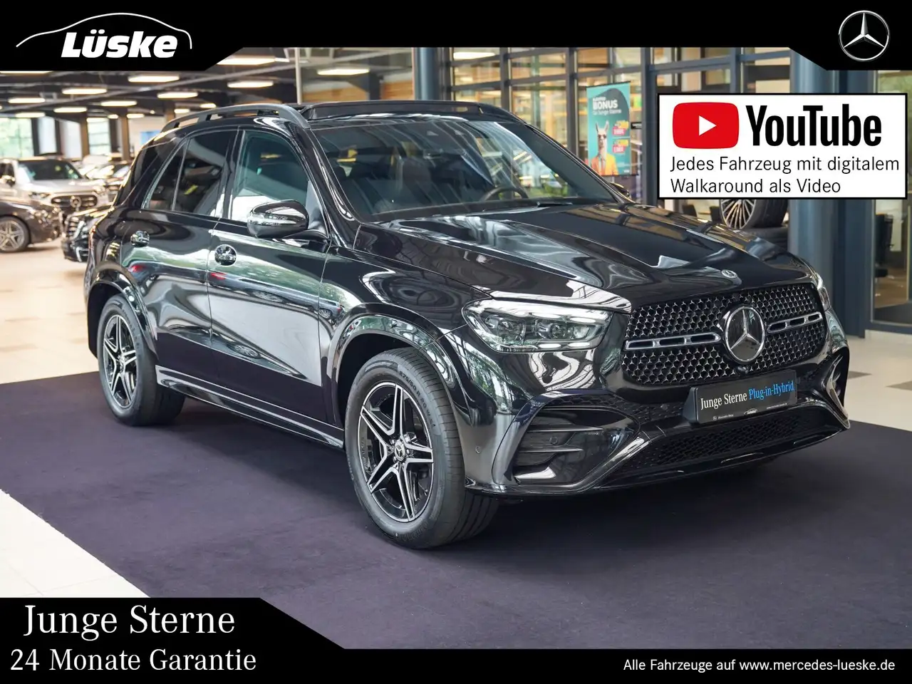 Mercedes-Benz GLE 350 de 4M AMG Line Night Pano HeadUp AIR 360