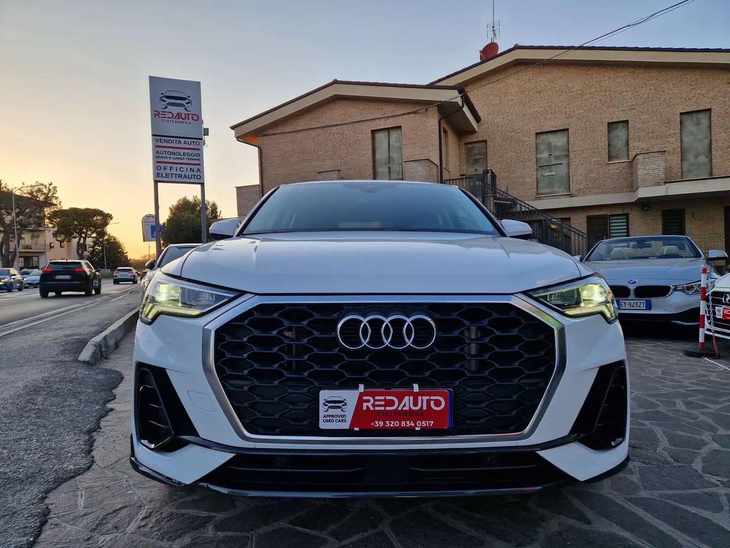 Audi Q3 Q3 Sportback 45 1.4 tfsi e Business Plus s-tronic Weiß - 2