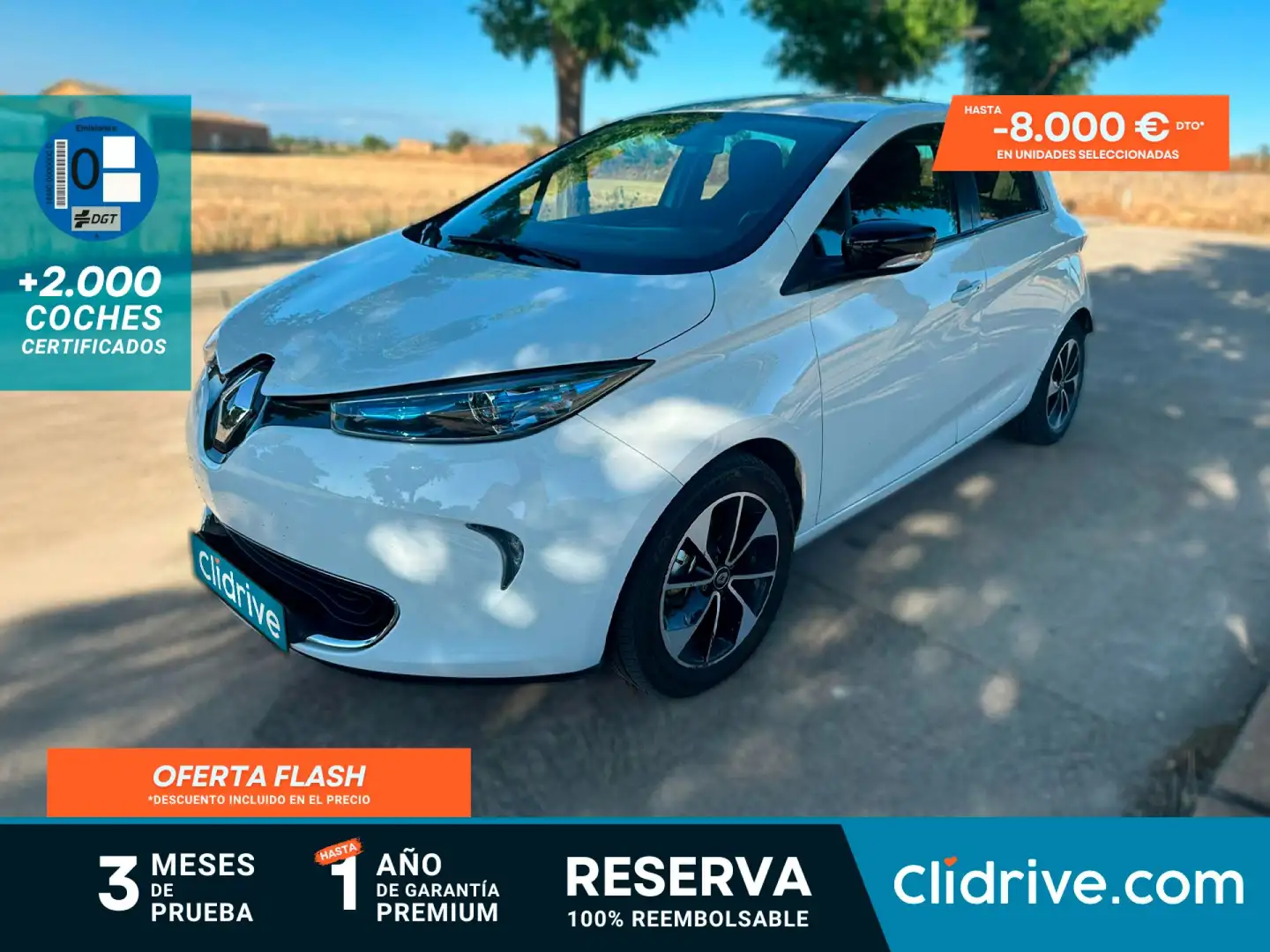 Renault ZOE Intens 40 R90 68kW Blanco - 1