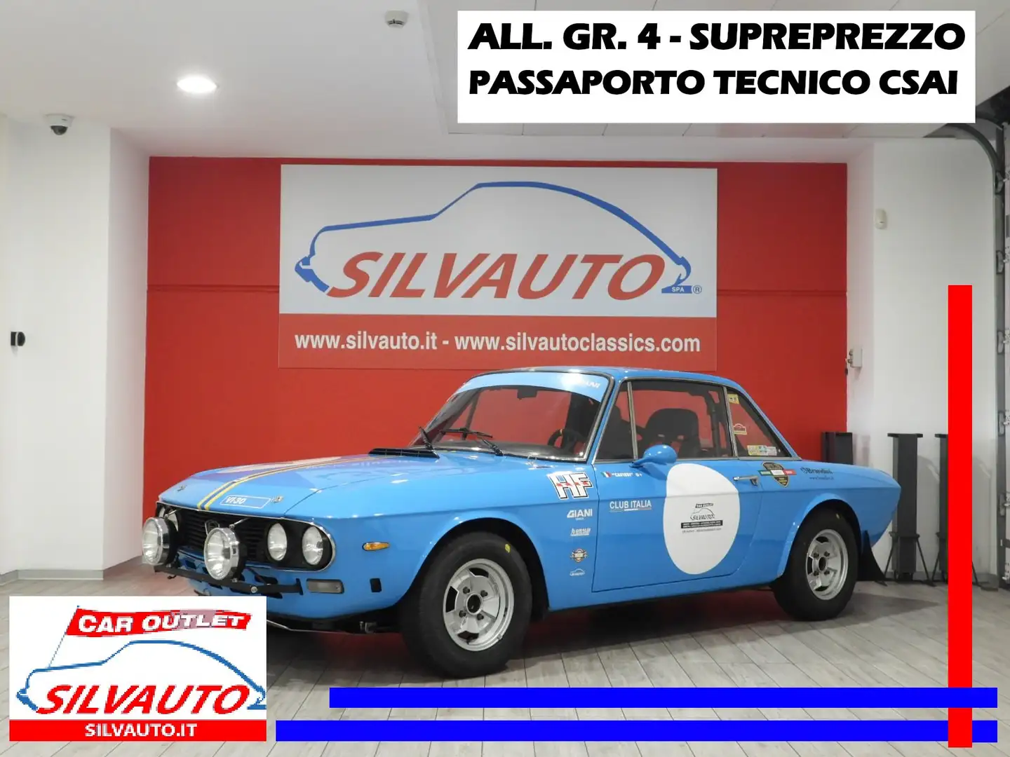 Lancia Fulvia 1.6 HF TIPO 818.740 ”ALL. GR.4”  (1972) Blu/Azzurro - 1