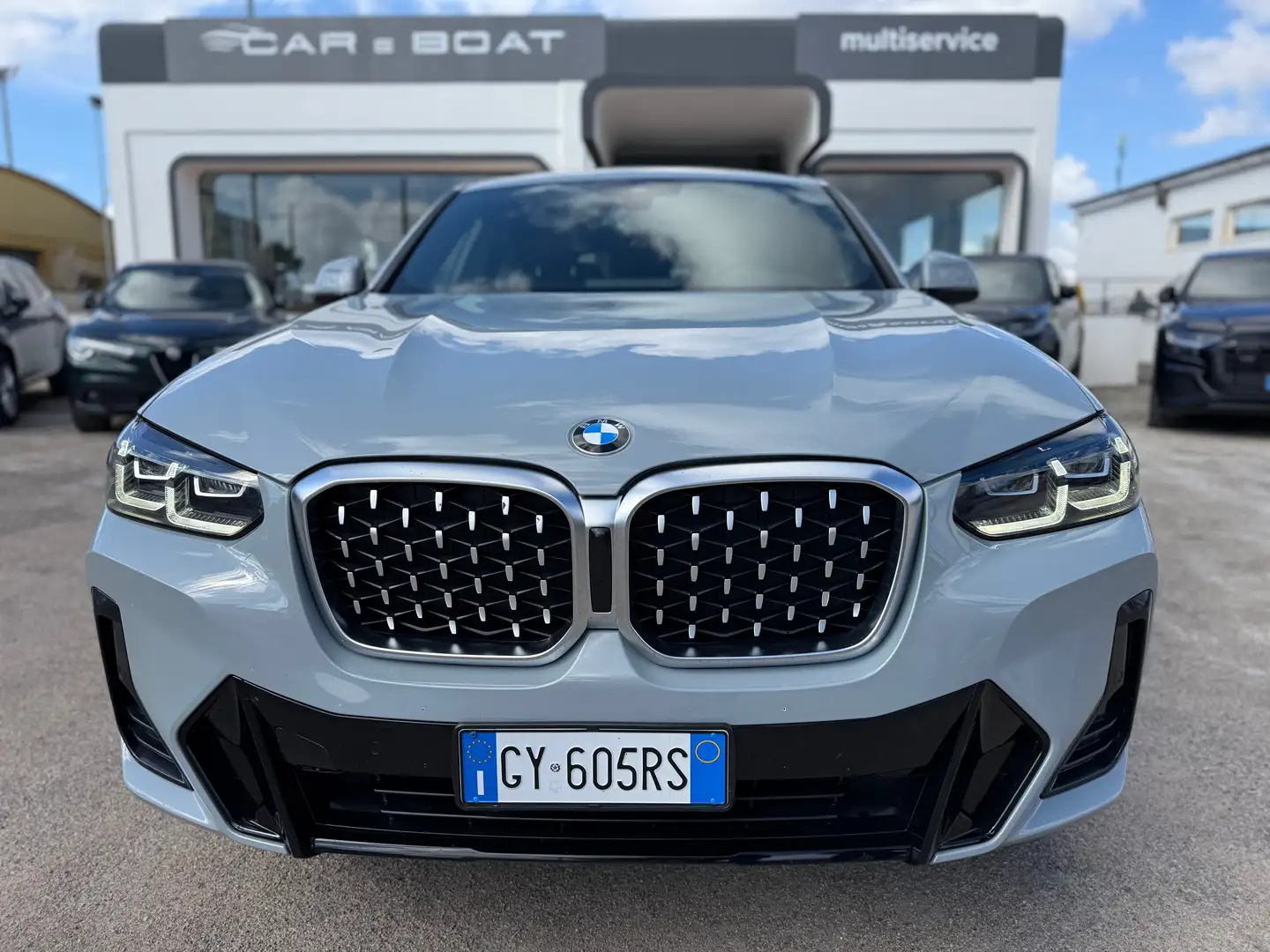 BMW X4 X4 xdrive20d mhev 48V Msport auto Grigio - 2