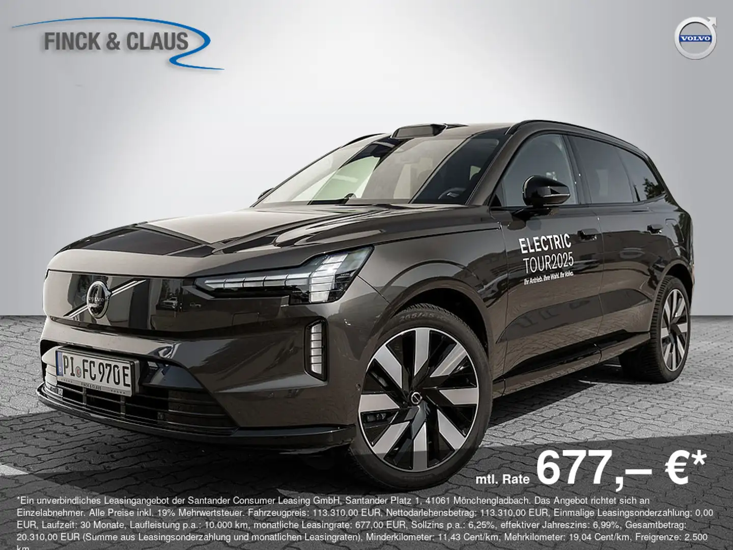 Volvo EX90 Twin Engine Ultra HUD PANO 360° 7-SITZER Grau - 1