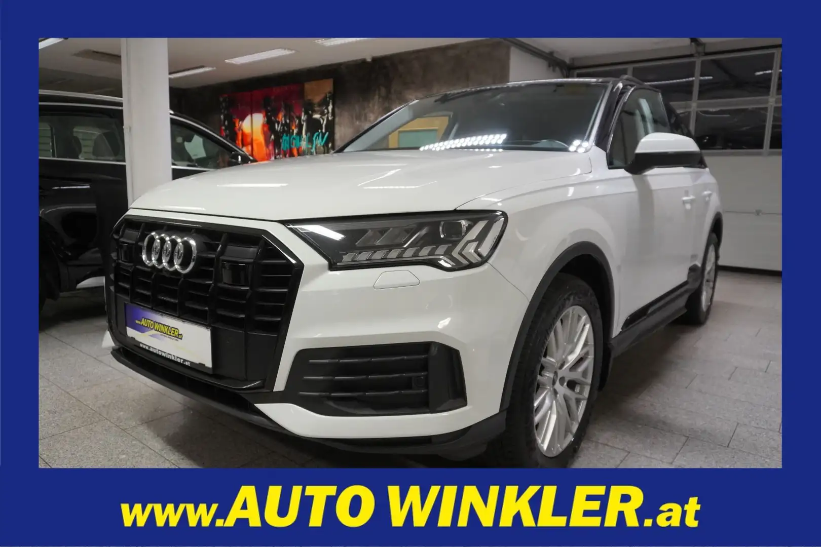 Audi Q7 45 TDI quattro Virtual/Leder/Matrix/Headup/Kamera Weiß - 1