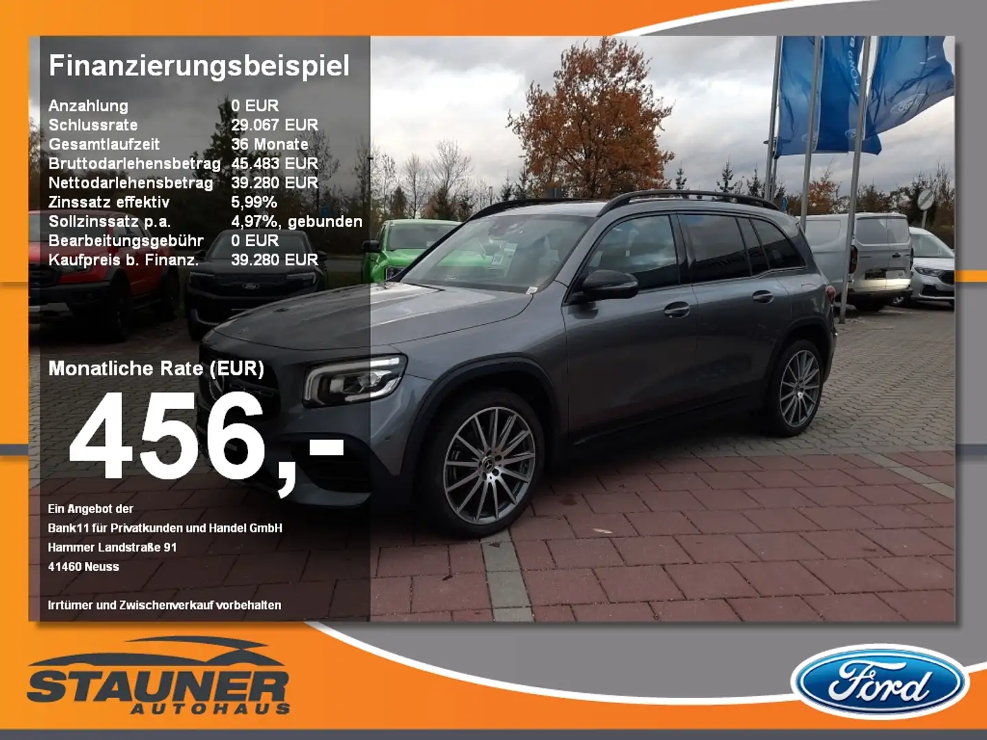Mercedes-Benz GLB 200 AMG Line Navi LED Kamera Alcantara Gris - 1