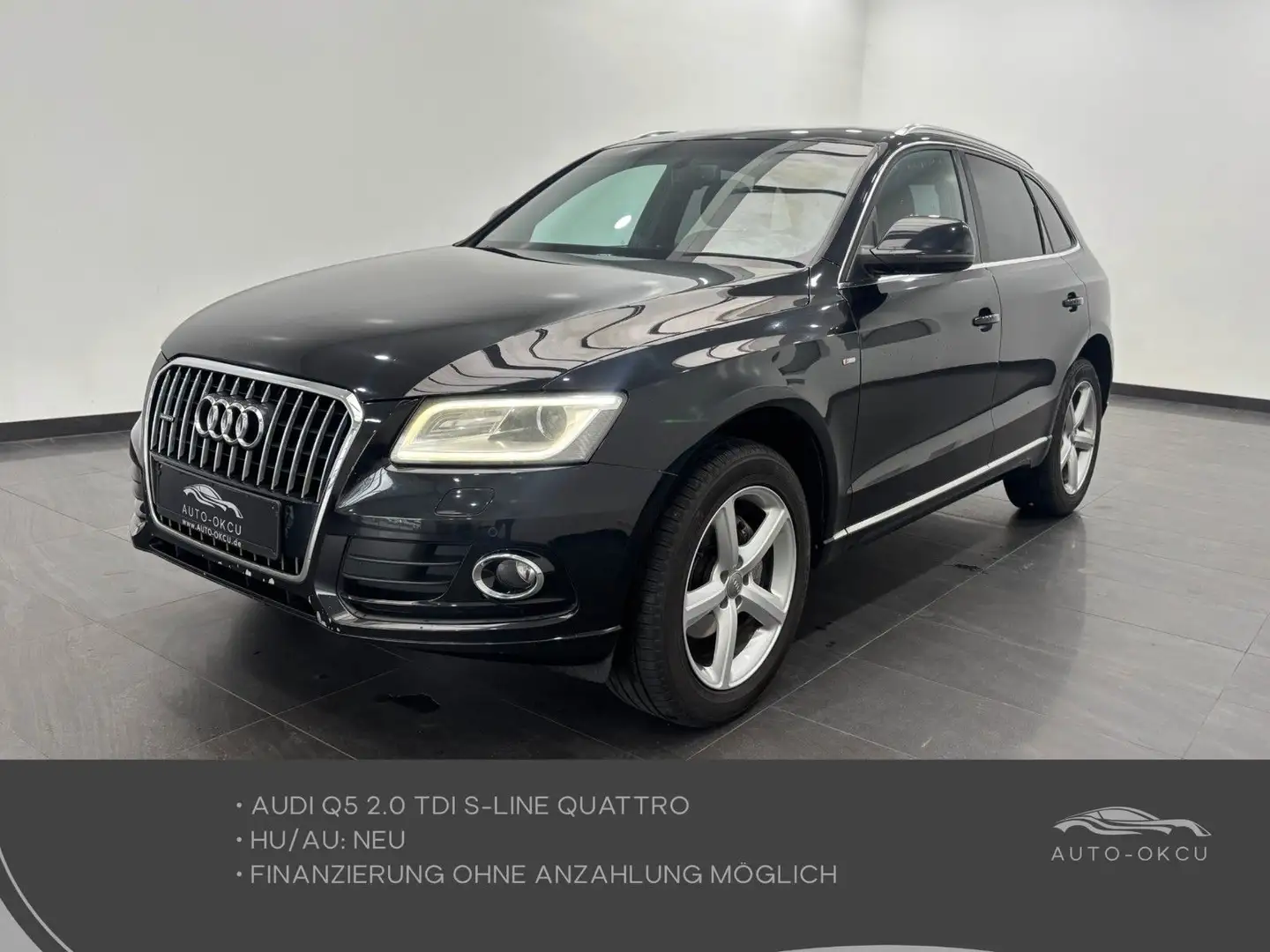 Audi Q5 2.0 TDI S-Line Plus quattro/LEDER/NAVI/HU:NEU Schwarz - 1
