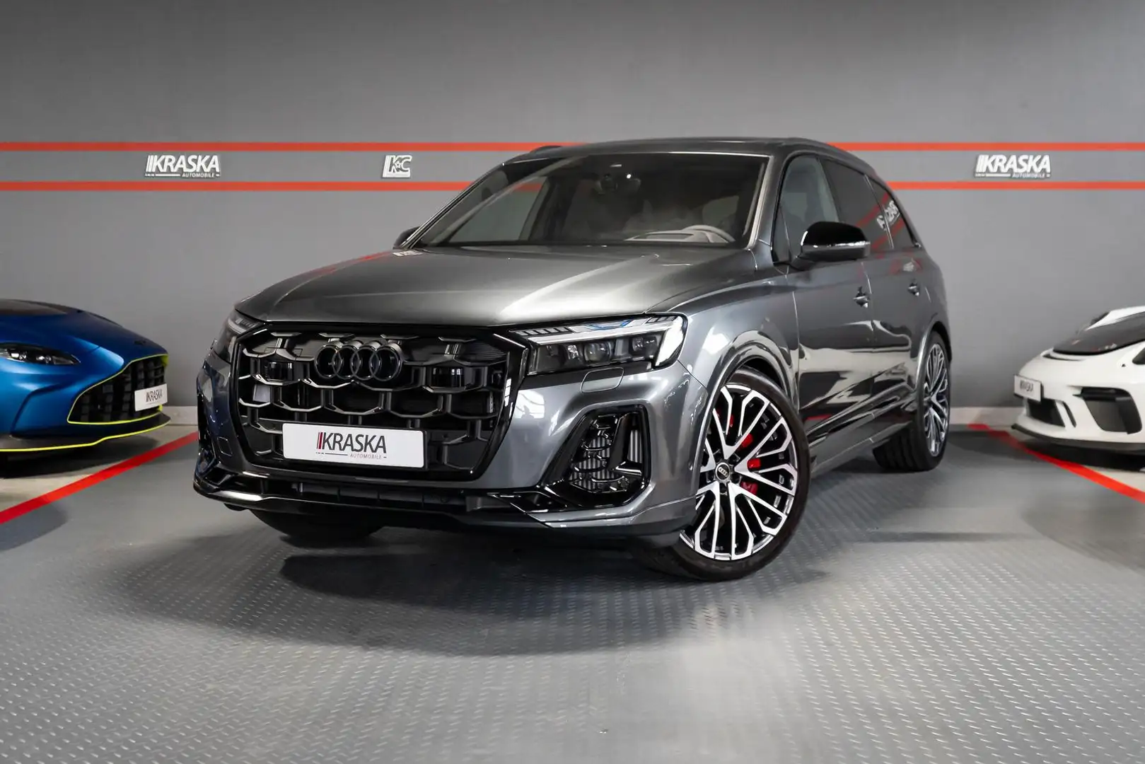 Audi SQ7 4.0 TFSI quattro AHK PANO B&O STHZ 7-SITZER Gris - 1