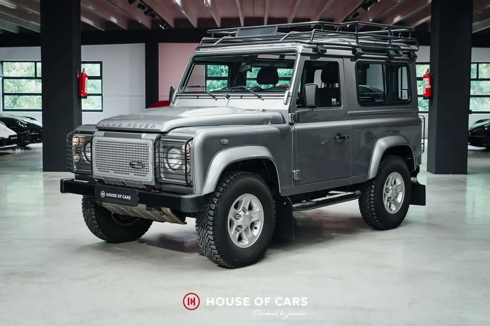 Land Rover Defender 90 TD4 HARD TOP – BELGIAN VAN CAR Grey - 2