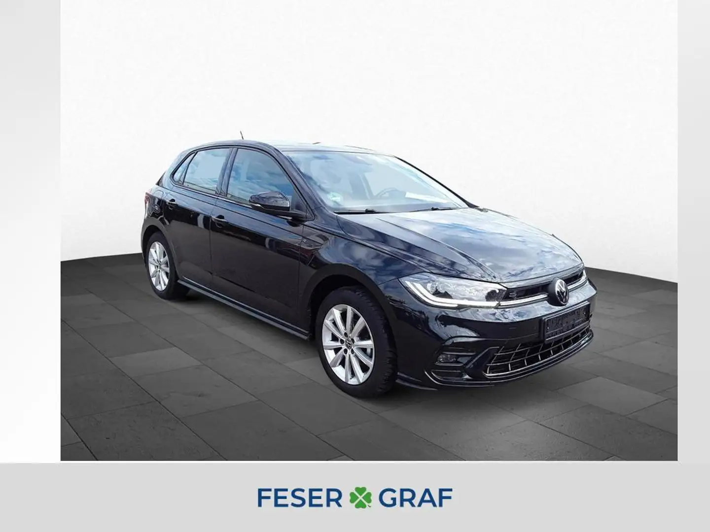 Volkswagen Polo 1.0 TSI DSG R-Line NAVI KAM ACC IQ.LIGHT Schwarz - 1