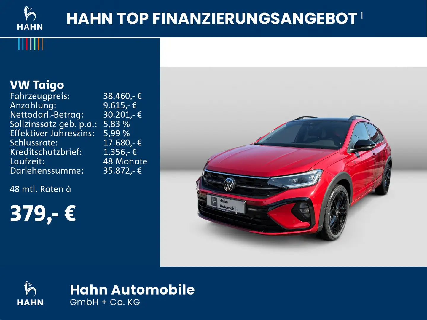 Volkswagen Taigo R-Line 1,5 l TSI OPF 110 kW (150 P Rot - 2