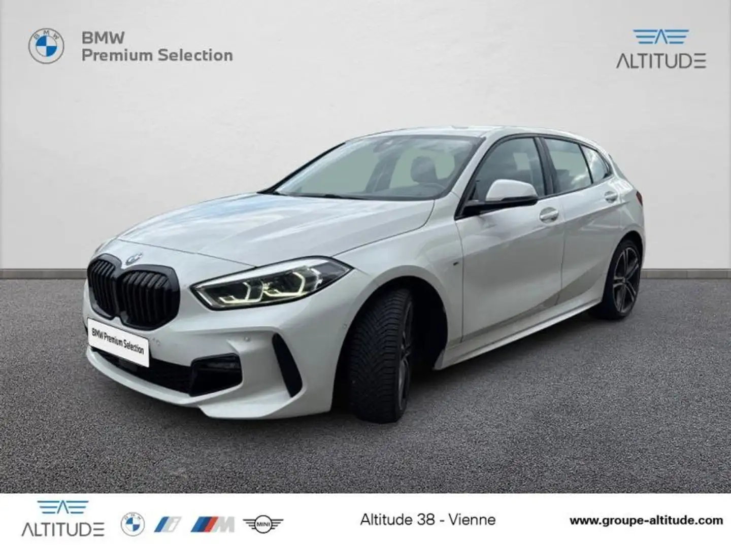 BMW 118 118iA 136ch Edition M Design DKG7 Blanc - 1