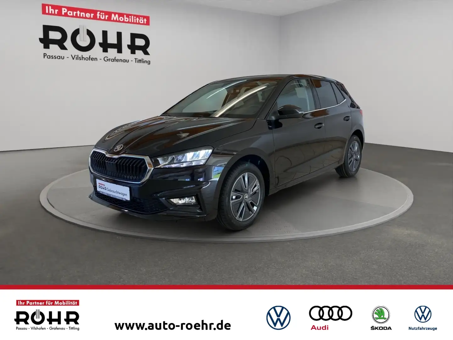 Skoda Fabia Selection 130 Jahre 1.0 TSI (Garantie 08/2030.LED. Schwarz - 1