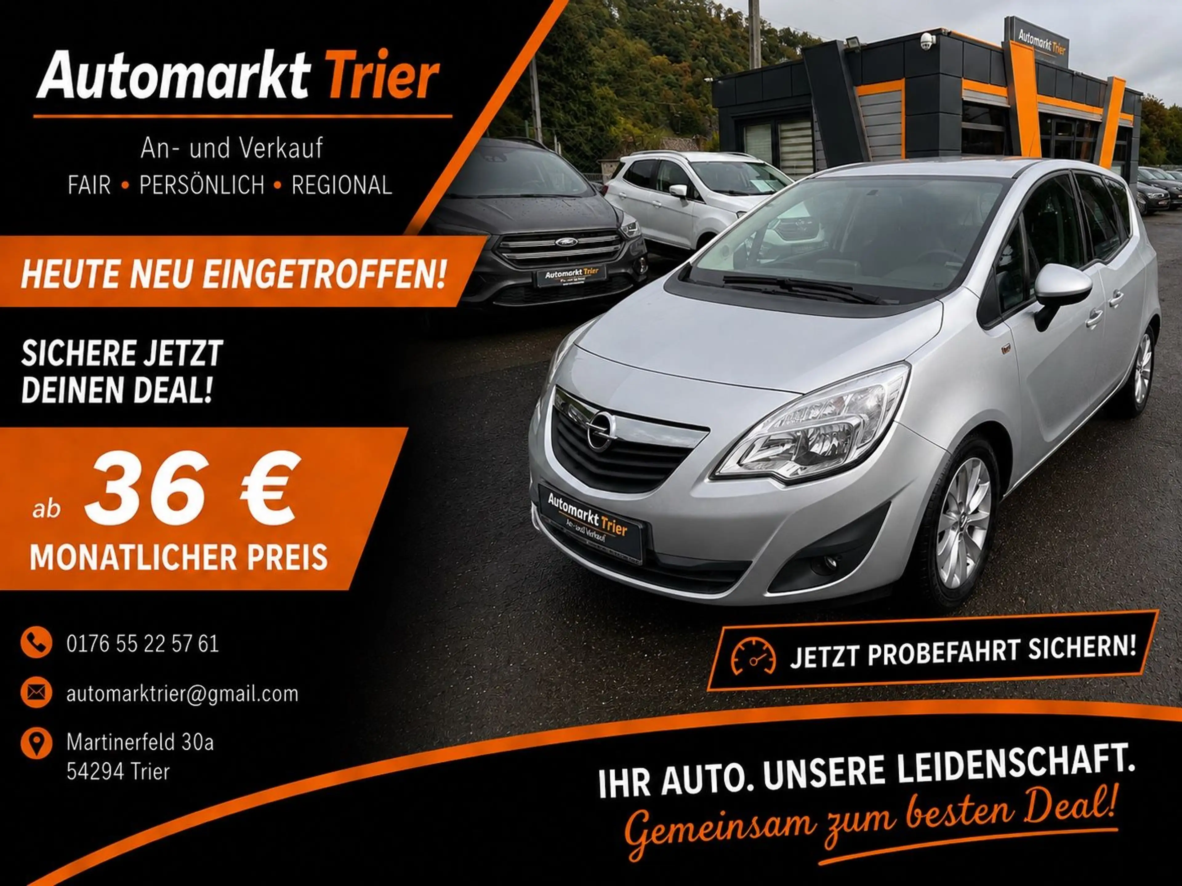 Opel Meriva B! 1. Hand! TÜV NEU! Panorama-Dach!