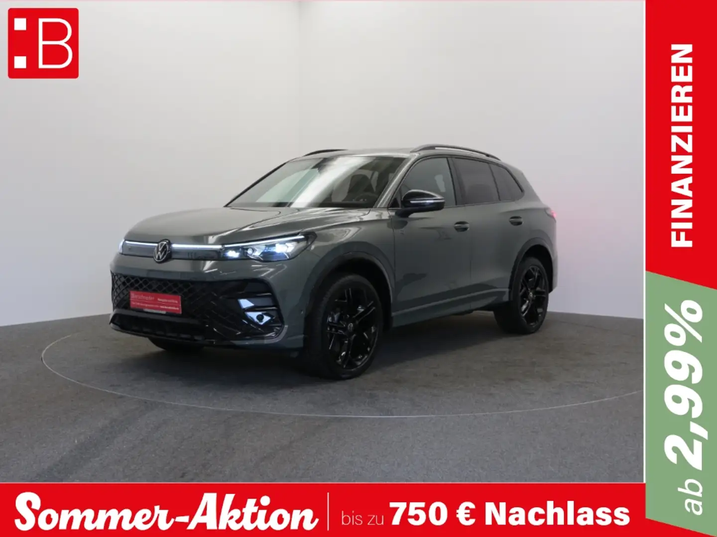 Volkswagen Tiguan 2.0 TDI DSG 4Mo. R-Line Black Style DIGITAL COCKPI Grün - 1