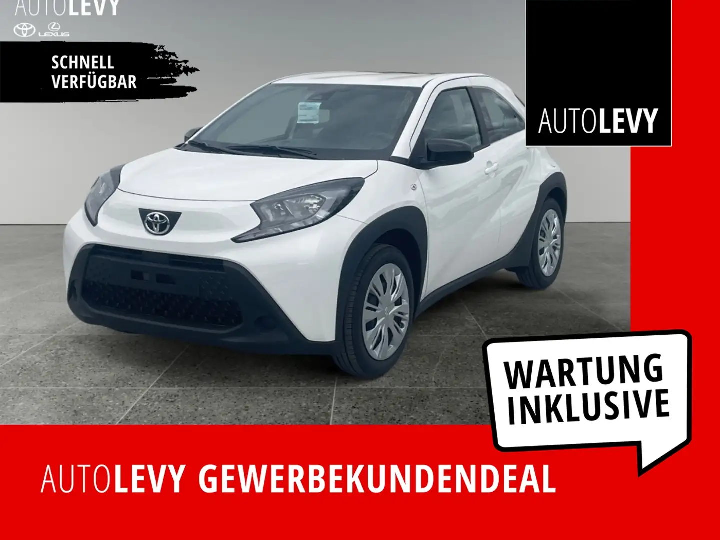 Toyota Aygo X Deal *Nur Pflege + Medizin* +zzgl. Wartung Blanc - 1