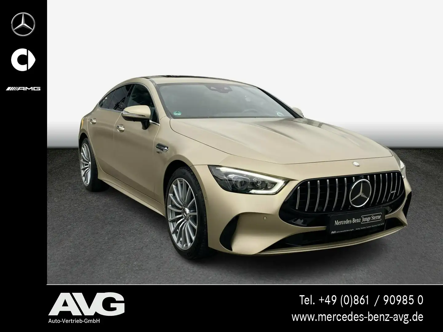 Mercedes-Benz AMG GT AMG GT 43 4M V8-Styling SD Distr 20" Memory 360° Gold - 2