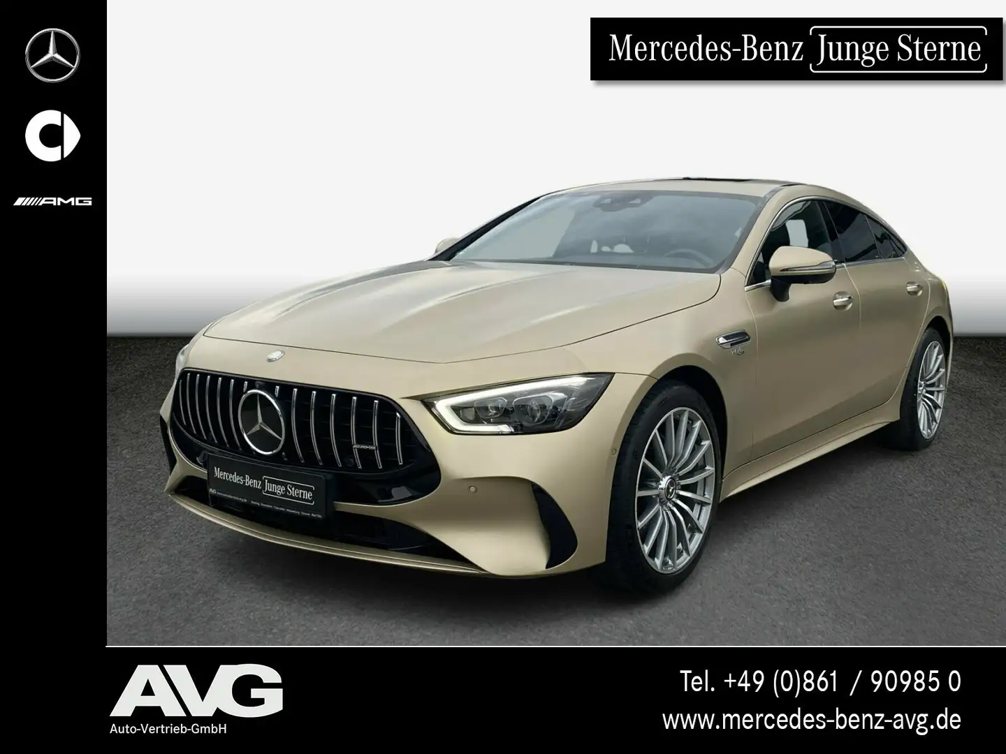 Mercedes-Benz AMG GT AMG GT 43 4M V8-Styling SD Distr 20" Memory 360° Gold - 1