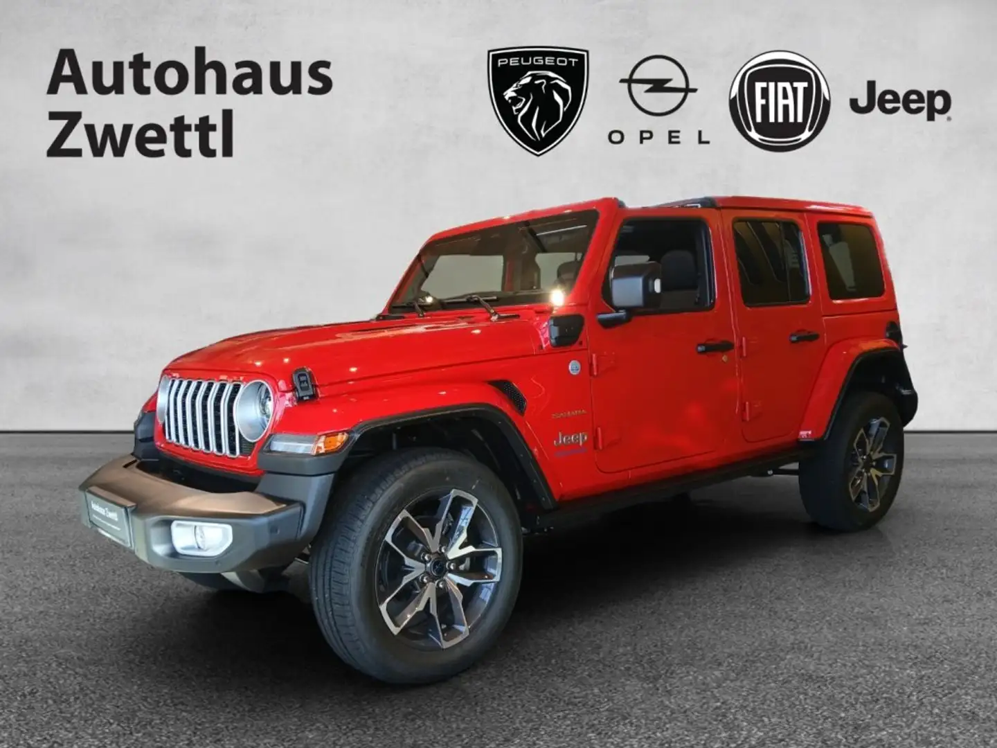 Jeep Wrangler Sahara PHEV 380 AT 4xe Rot - 1