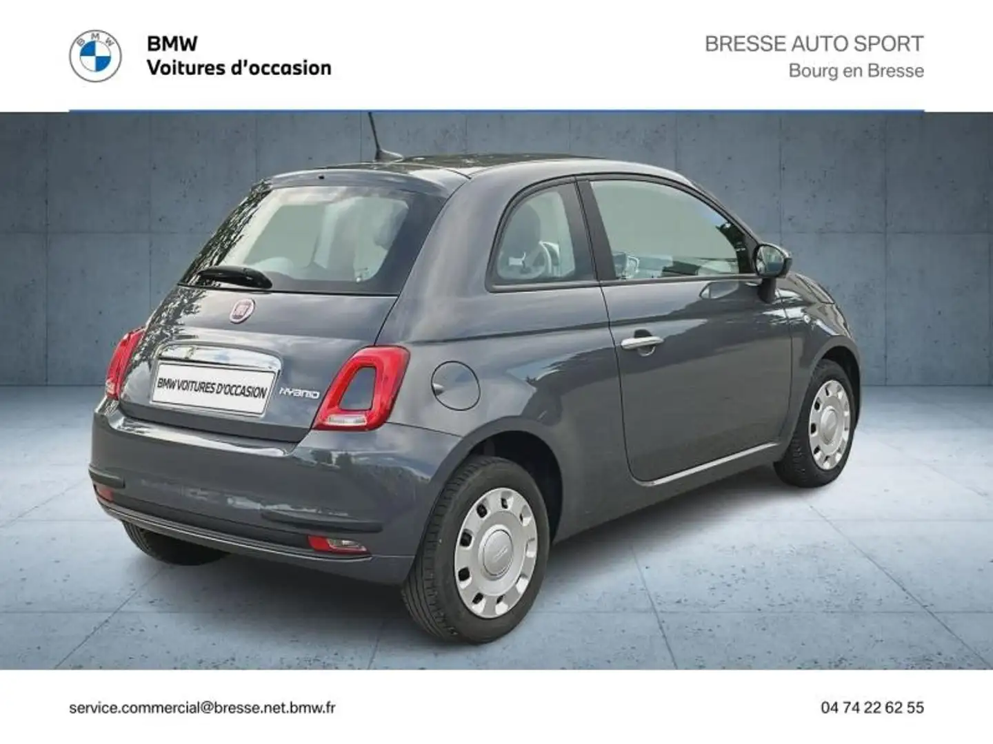 Fiat 500 1.0 70ch BSG S\u0026S Pop Grau - 2