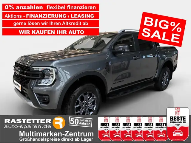 Ford Ranger DK Wildtrak 5Jahre+Rollo+AHK+Leder+Navi+virtCP+ACC