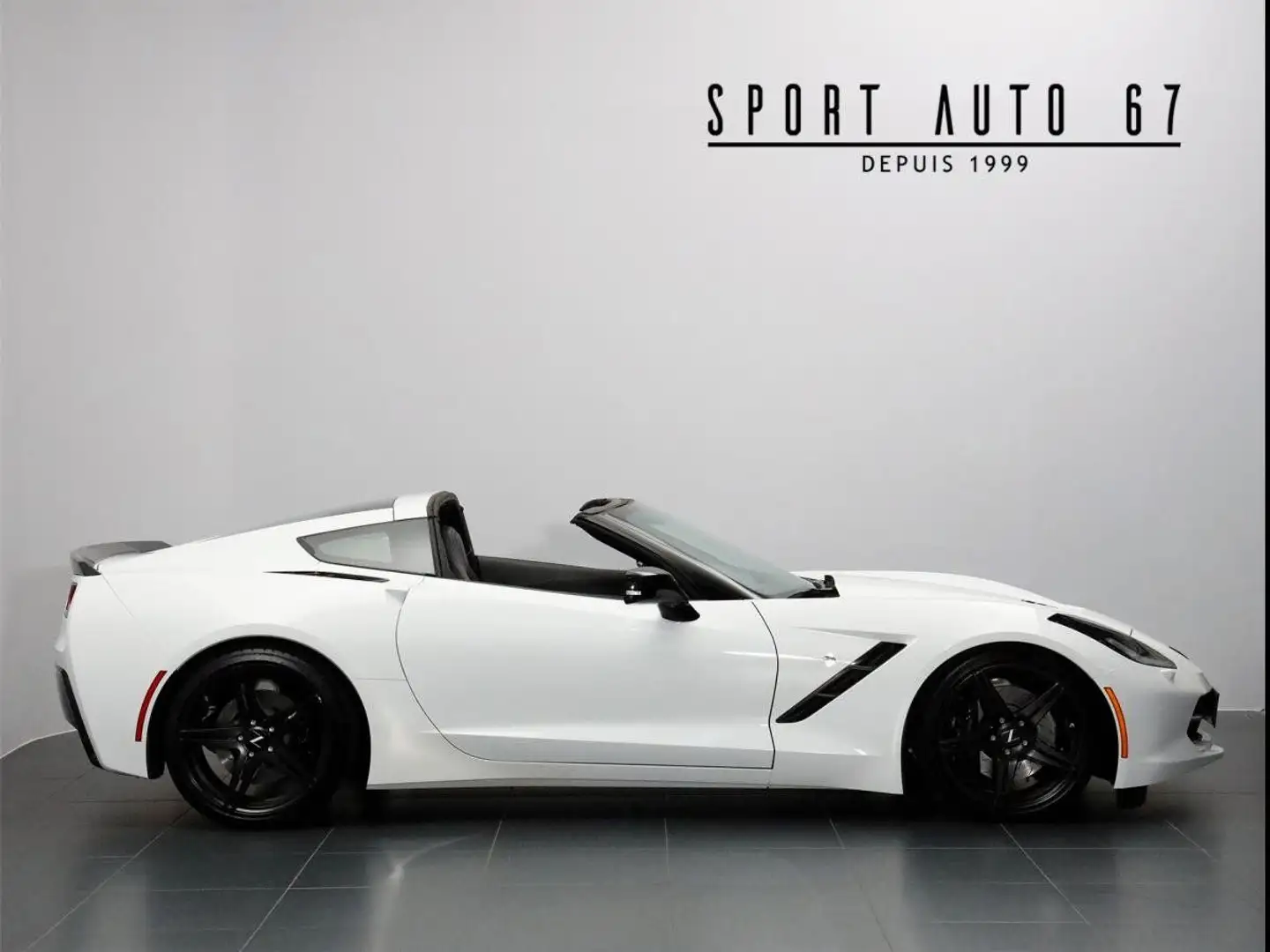 Chevrolet Corvette V8 6.2L LT1 Blanc - 2