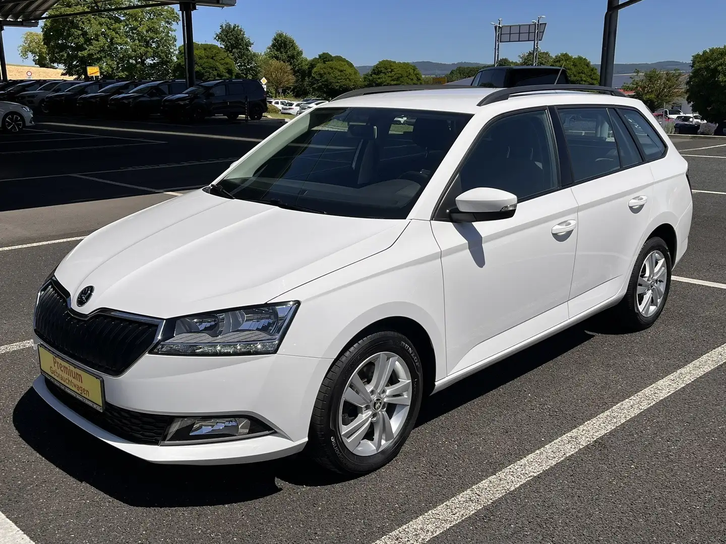 Skoda Fabia Combi 1,0 TSI Klima Sitzheizung 15" Alu Weiß - 1
