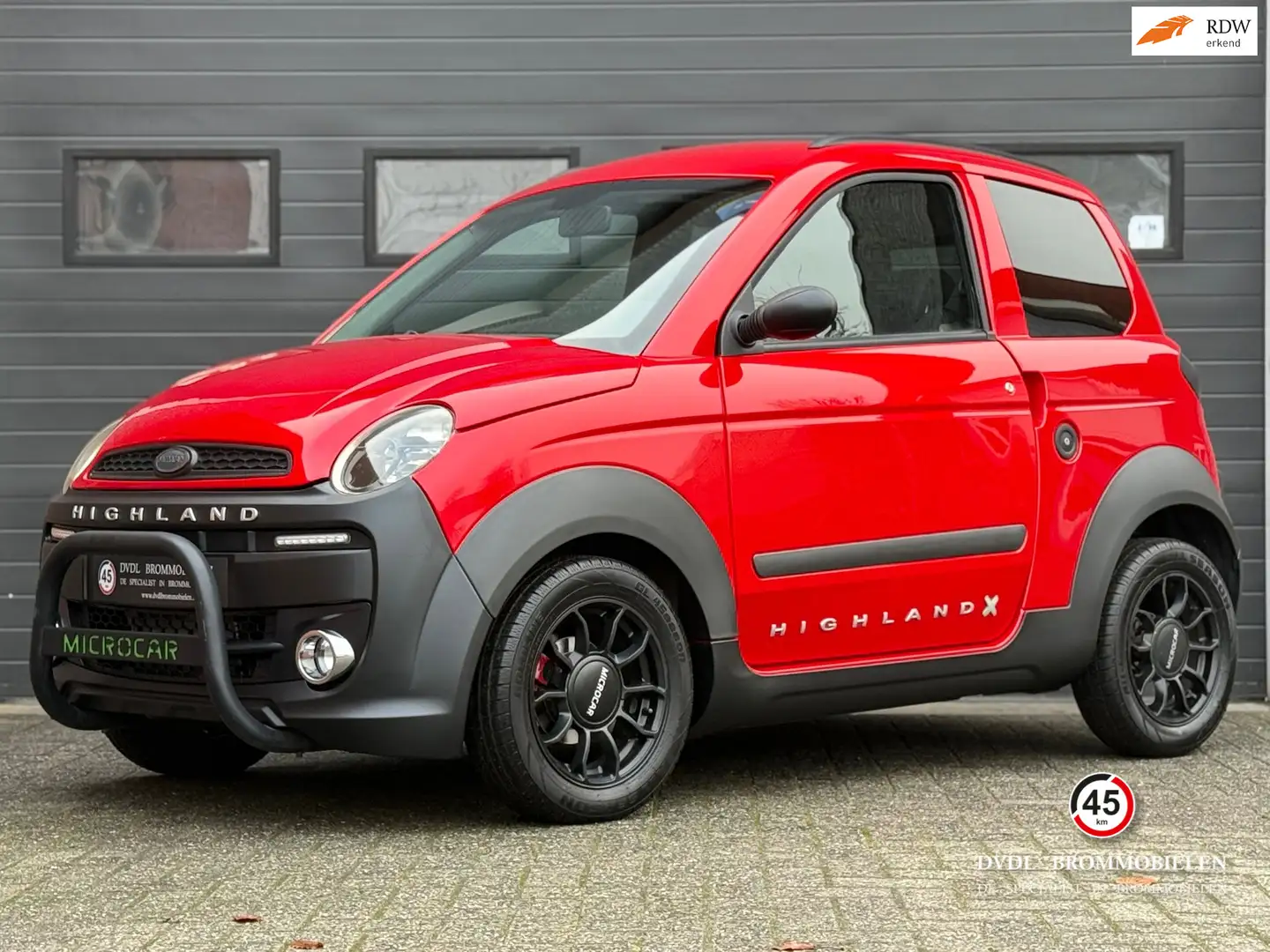 Microcar M.Go Highland X DCI Brommobiel 45km 2017 NIEUWSTAAT Rot - 1