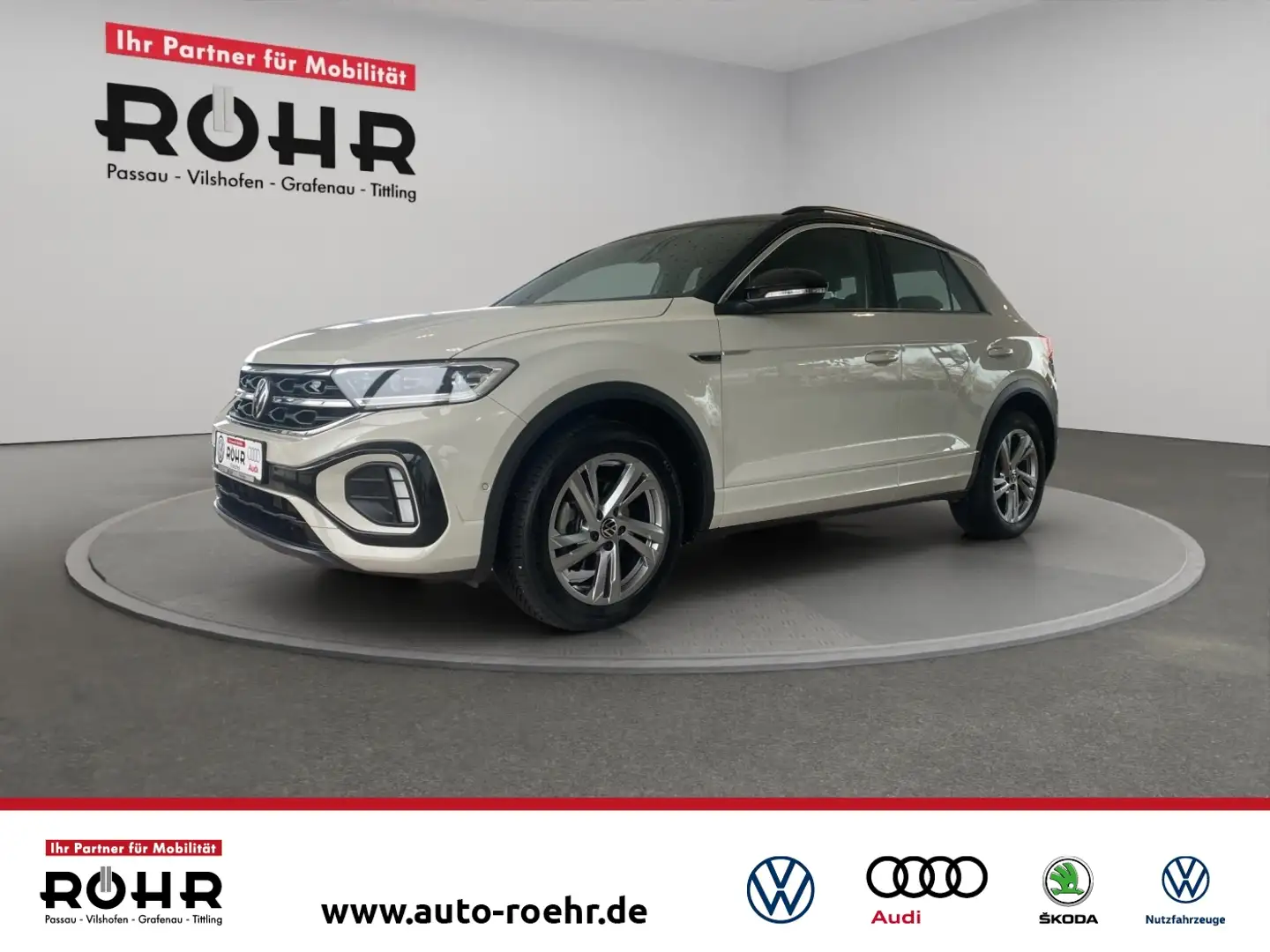 Volkswagen T-Roc R-Line (DAB.PDC.SHZ.ACC) 1.0 TSI Gris - 1