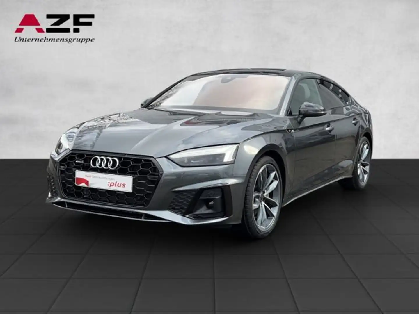 Audi A5 40 TDI qu. S-tronic S line NAVI+MAT Gris - 2