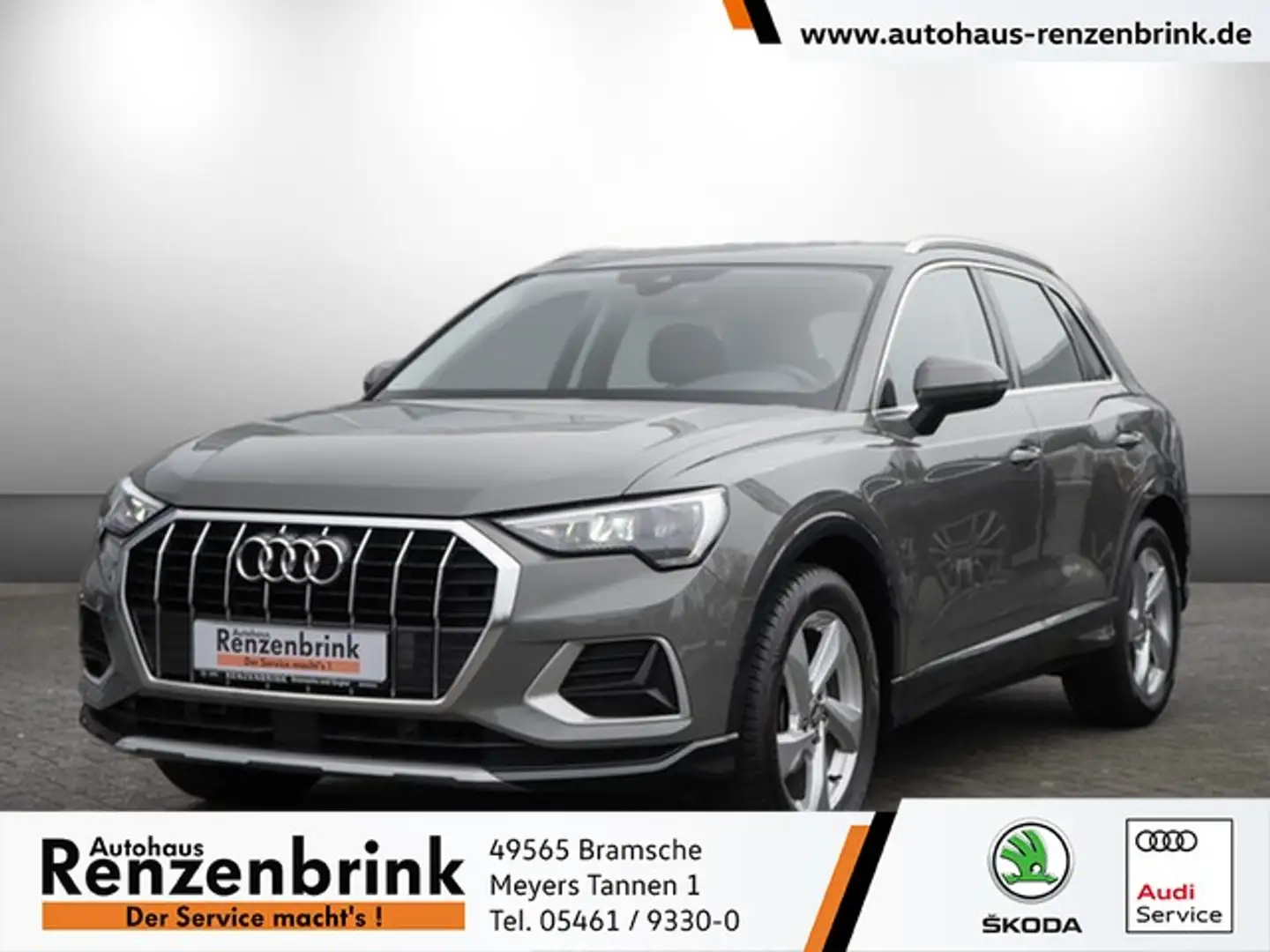 Audi Q3 35 TFSI advanced AHK+SZH-VORNE Grau - 1