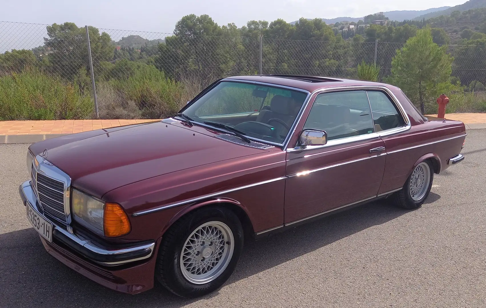 Mercedes-Benz 230 230 CE (W123 Coupe) Paars - 1